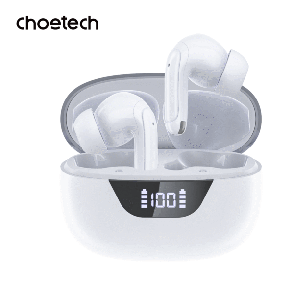 Choetech  BH-T60 ENC+ANC Digital Bluetooth TWS White