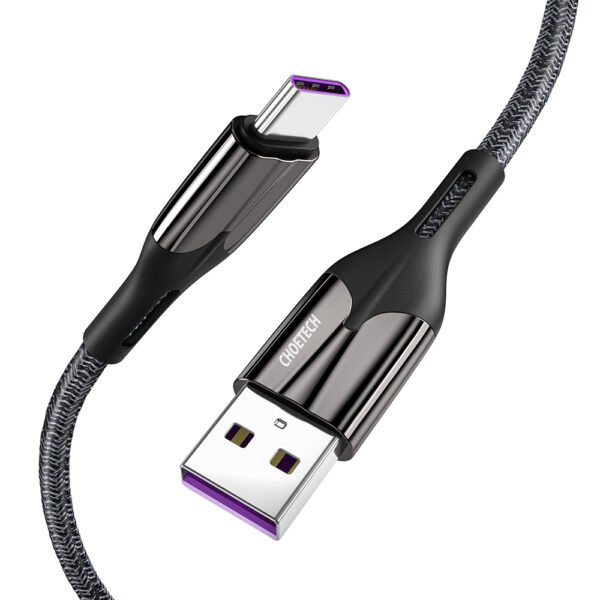 Choetech 5A USB-A to USB-C Fast Charging Cable – Durable & High‑Speed for Android Phones