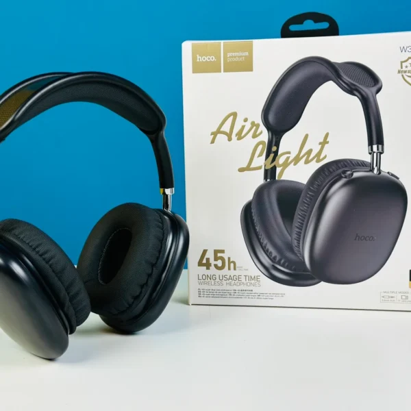 Hoco Wireless Over Ear Headphone Black -W35Air