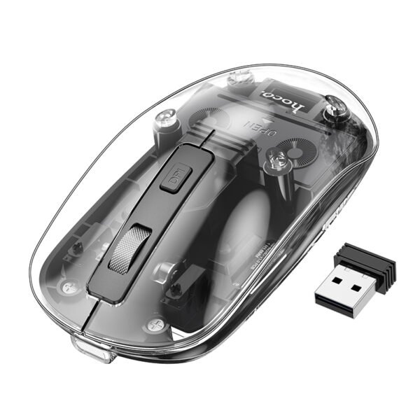 Hoco Wireless Mouse Transparent GM29