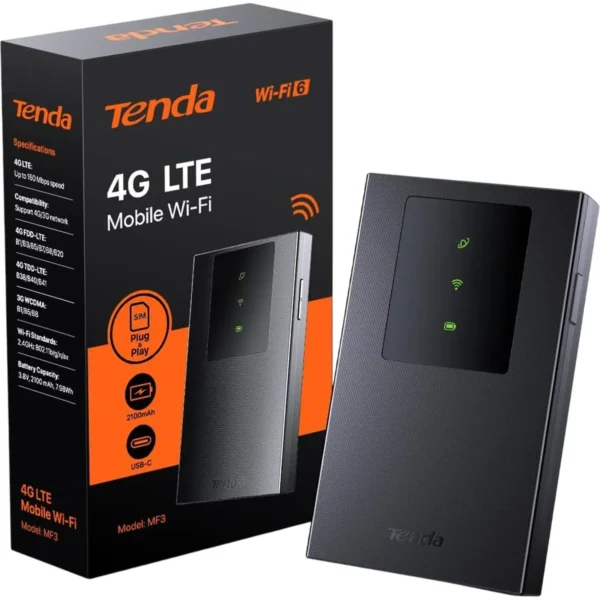 Tenda 4G LTE WiFi 6 Mobile Router
