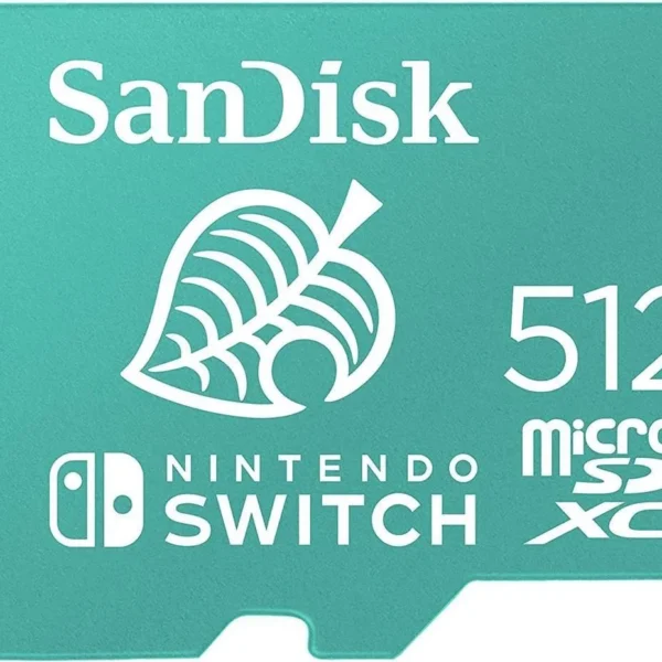 SanDisk Micro SDXC Card UHS-I Nintendo Switch 512GB Blue SDSQXAO-512G-GN3ZN