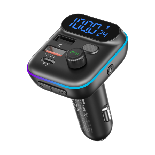 CHOETECH -  TC0050 PD36W Bluetooth 5.3 FM Car Transmitter with Charger